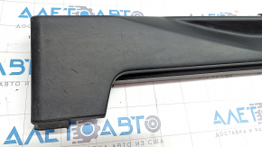 Right threshold Nissan Rogue 17 - structure, scratches, tear, abrasion