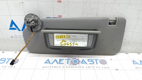 Left visor GMC Terrain 18 - gray with backlight, without hook, for cleaning