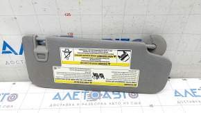 Left visor GMC Terrain 18 - gray with backlight, without hook, for cleaning