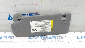 Right visor GMC Terrain 18 - gray with backlight, without hook, for cleaning