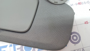 Right visor GMC Terrain 18 - gray with backlight, without hook, for cleaning