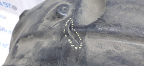 Rear right fender liner Subaru Legacy 15-19 cracks