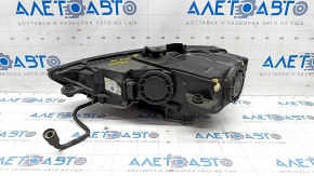 Front right headlight complete Audi A3 8V 15-16 xenon hid, with lower mount, sand, crack under glass