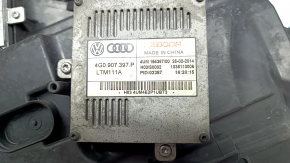 Front right headlight complete Audi A3 8V 15-16 xenon hid, with lower mount, sand, crack under glass