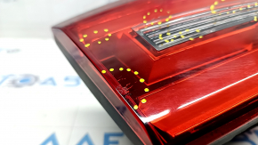 Inner tailgate light left Audi A3 8V 15-16 4d usa LED, scuffs, cracks on glass
