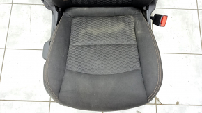 Passenger seat GMC Terrain 18-21 without airbag, manual, black rag, driftwood, for cleaning
