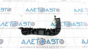 Front bumper mount under headlight right Audi A3 8V 15-20 crack, plastic dried out