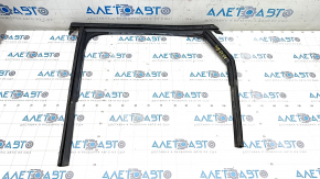 Glass seal with molding rear left Audi A3 8V 15-20 4d, 5d black