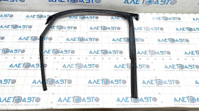 Glass seal with molding rear left Audi A3 8V 15-20 4d, 5d black