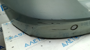 Rear bumper bare Ford C-max MK2 13-18 for parking sensors, blue, pressed, scratches, broken mount