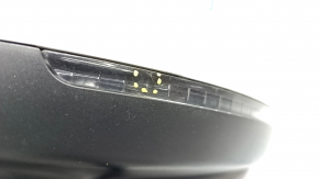 Side mirror left Audi A3 8V 15-20 4d, 5d, 6 pins, turn signal, heated, white, crack on turn signal