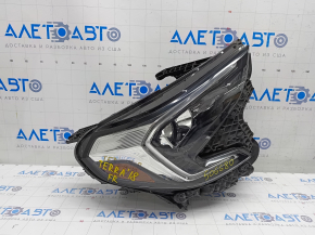 Front right headlight complete GMC Terrain 18-21 xenon with brackets, sand