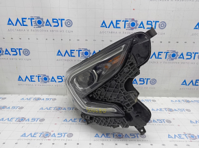 Front right headlight complete GMC Terrain 18-21 xenon with brackets, sand