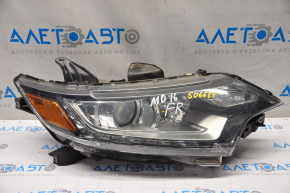 Headlight front right Mitsubishi Outlander 16-21 bare rest, sand