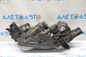 Headlight front right Mitsubishi Outlander 16-21 bare rest, sand