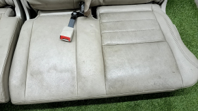 Rear row of seats 2nd row Ford C-max MK2 13-18 beige leather, dry cleanable, scratches