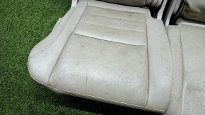 Rear row of seats 2nd row Ford C-max MK2 13-18 beige leather, dry cleanable, scratches