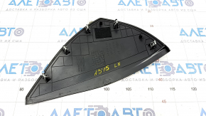 Front panel trim left side Audi A3 8V 15-20 4d, 5d black