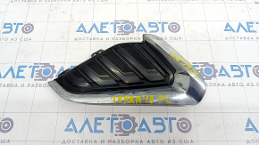 Left fog light plug GMC Terrain 18-21 with chrome molding, sand