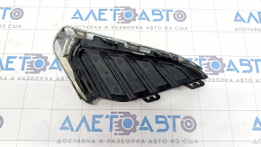 Right fog light plug GMC Terrain 18-21 with chrome molding, sand, bumps