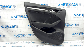 Door trim card rear left Audi A3 8V 15-20 4d, 5d, black, with tweeter