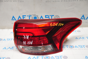 Light outer wing right Mitsubishi Outlander 16-21 usa rest, broken edge