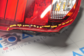 Light outer wing right Mitsubishi Outlander 16-21 usa rest, broken edge