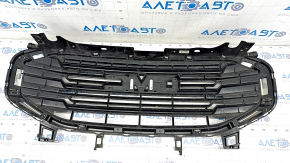 Radiator grill assembly GMC Terrain 18-21 with emblem, sand, broken mount