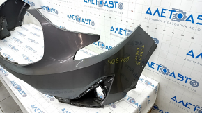 Bare front bumper GMC Terrain 18-21 without parking sensors, graphite G9K, scratches