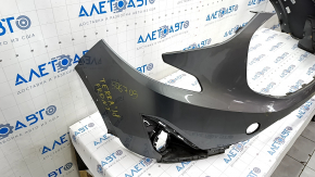 Bare front bumper GMC Terrain 18-21 without parking sensors, graphite G9K, scratches