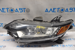 Headlight front left Mitsubishi Outlander 16-21 bare rest, sand, broken mount