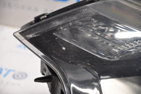 Headlight front left Mitsubishi Outlander 16-21 bare rest, sand, broken mount