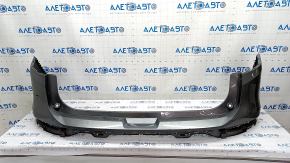 Bare rear bumper GMC Terrain 18- graphite G9K, scratches, cracked, broken mount