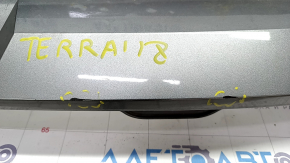 Bare rear bumper GMC Terrain 18- graphite G9K, scratches, cracked, broken mount