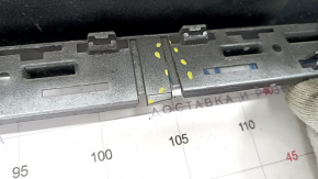 Bare rear bumper GMC Terrain 18- graphite G9K, scratches, cracked, broken mount