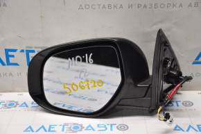 Side mirror left Mitsubishi Outlander 16-21 rest 7 pins, turn signal, silver