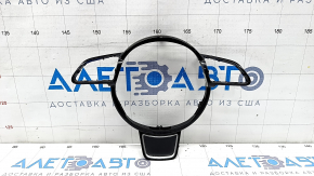 Steering wheel cover Audi A3 8V 15-20 black, gloss