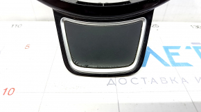 Steering wheel cover Audi A3 8V 15-20 black, gloss
