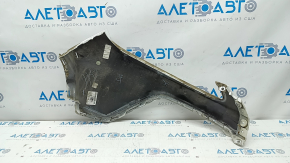 Bumper front bare left fang Jeep Cherokee KL 14-18 Trailhawk, white