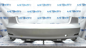 Bare rear bumper Audi A3 8V 15-16 white, dented, broken mount, made
