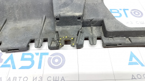 Bare rear bumper Audi A3 8V 15-16 white, dented, broken mount, made