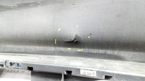 Bare rear bumper Audi A3 8V 15-16 white, dented, broken mount, made