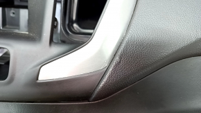 Dashboard front panel with AIRBAG GMC Terrain 18- black, scratches
