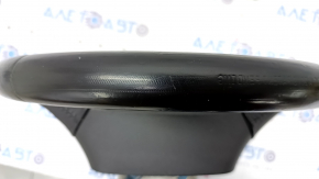 Naked steering wheel GMC Terrain 18-21 leather black without heating, pokes scratches, tear