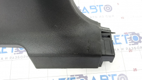 Center pillar trim lower right GMC Terrain 18 - black, scratches, broken mount