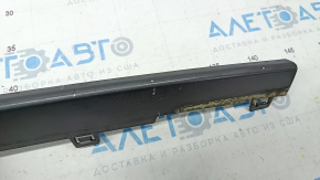 Lower front bumper trim upper Jeep Cherokee KL 14-18 Trailhawk, graphite, broken crepe, crack, pressed, scratches
