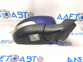 Side mirror right Ford Focus mk3 15-18 rest, 9 pins, turn signal, heated, blue, scratch