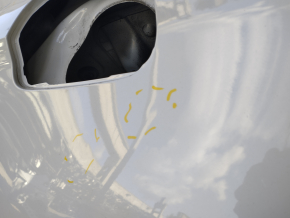 Quarter wing rear right Audi A3 8V 15-20 4d white, dented, pokes, painted 0.1-0.2mm