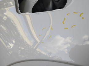 Quarter wing rear right Audi A3 8V 15-20 4d white, dented, pokes, painted 0.1-0.2mm