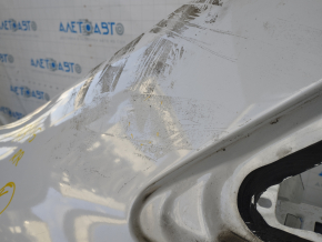 Quarter wing rear right Audi A3 8V 15-20 4d white, dented, pokes, painted 0.1-0.2mm